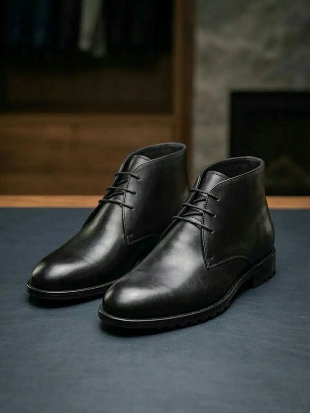 Goodyear Welt Vegan Leather Desert Boots