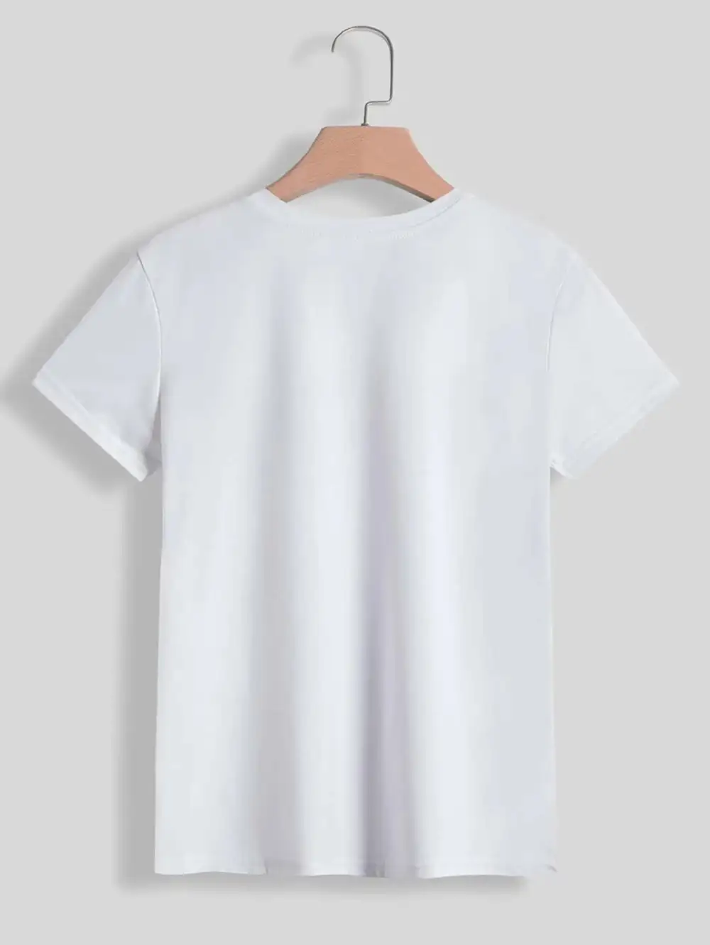 Tailored Round-Neck Short-Sleeve Graphic T-Shirt