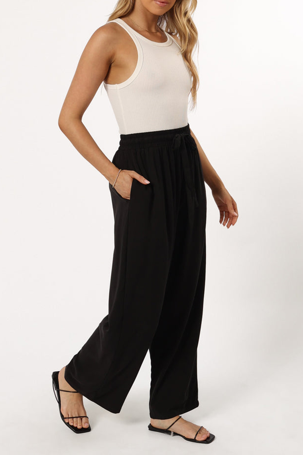 SOFT BELTED PANT