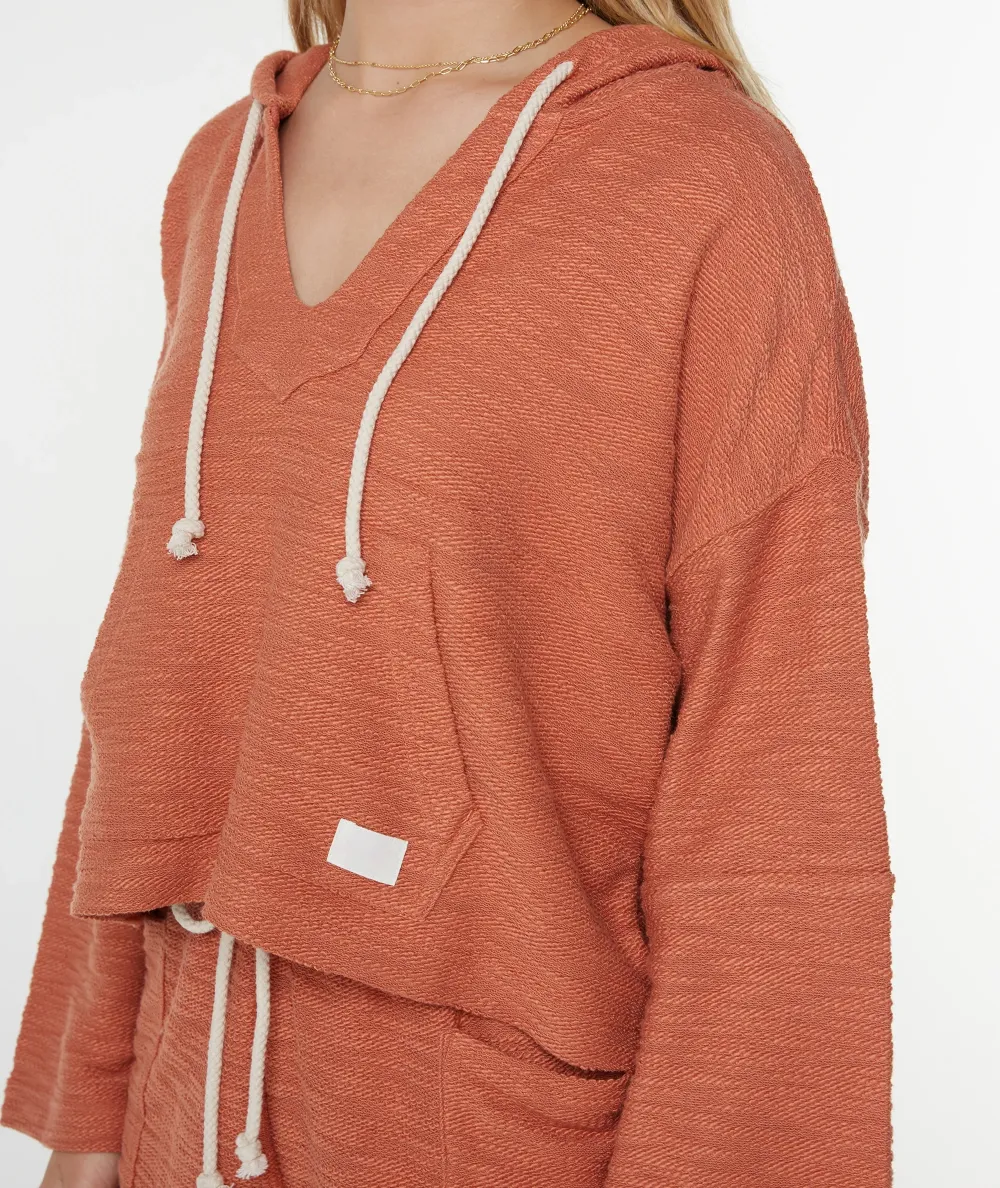 Solid Color Simple Hooded Sweatshirt