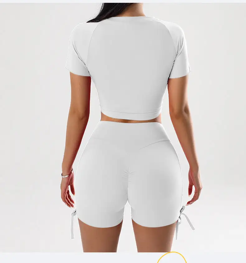 Yoga Top and Shorts Active Set