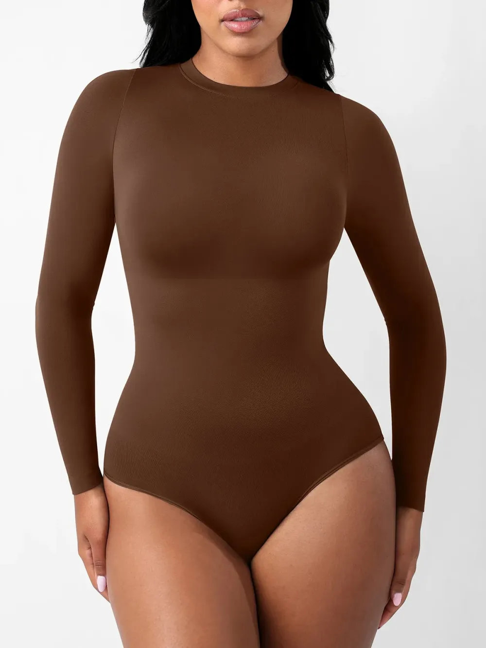Seamless Long Sleeve Shaping Bodysuit