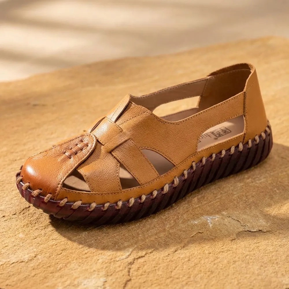 Hand Stitched Leather Comfort Sandals