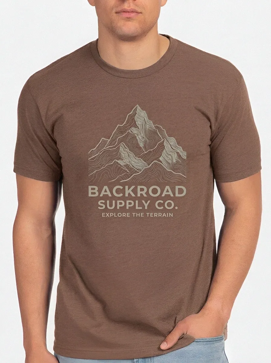 Men's Outdoor Mountain Explore Printed T-shirt