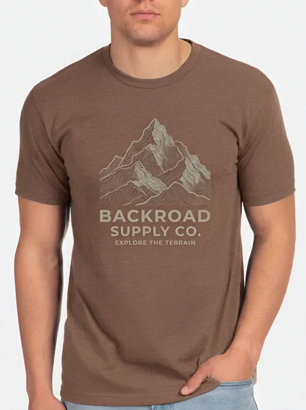 Men's Outdoor Mountain Explore Printed T-shirt