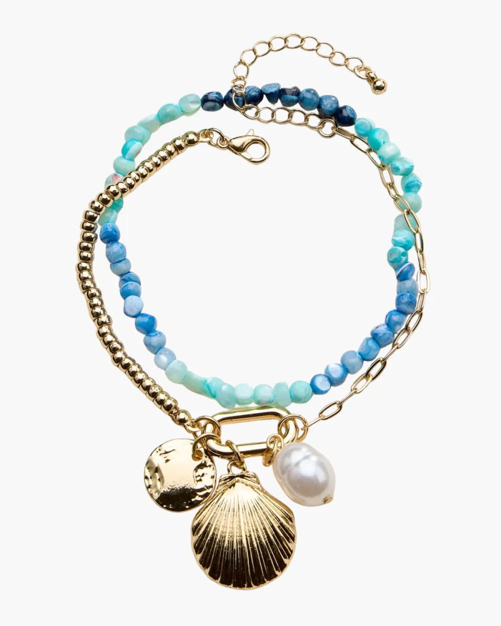 Classic Shell Charm Bracelet