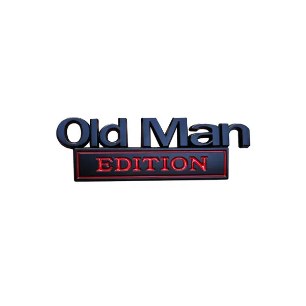 🚗 Old Man Edition Car Emblem