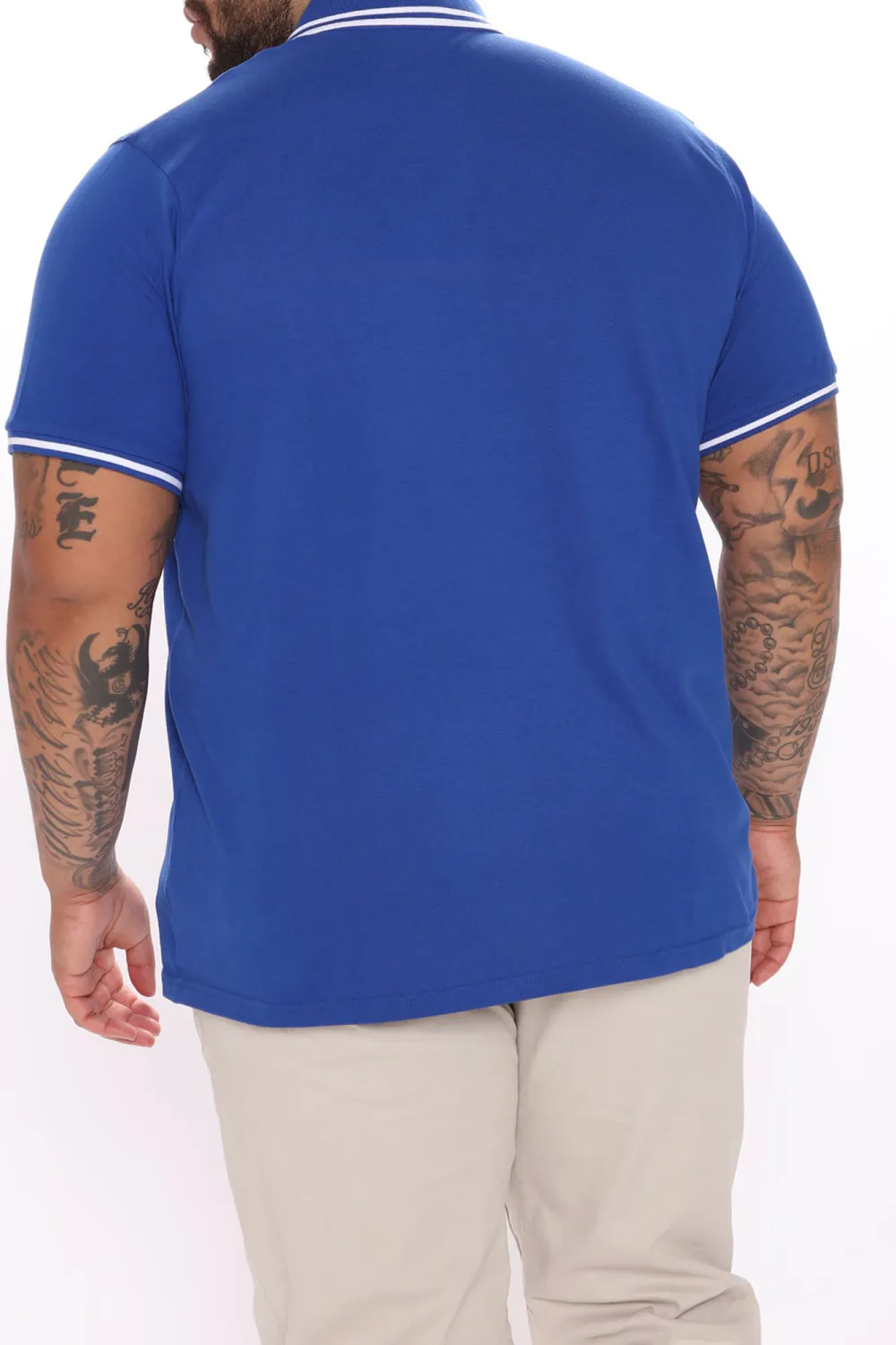 Royal Blue Short Sleeve Polo