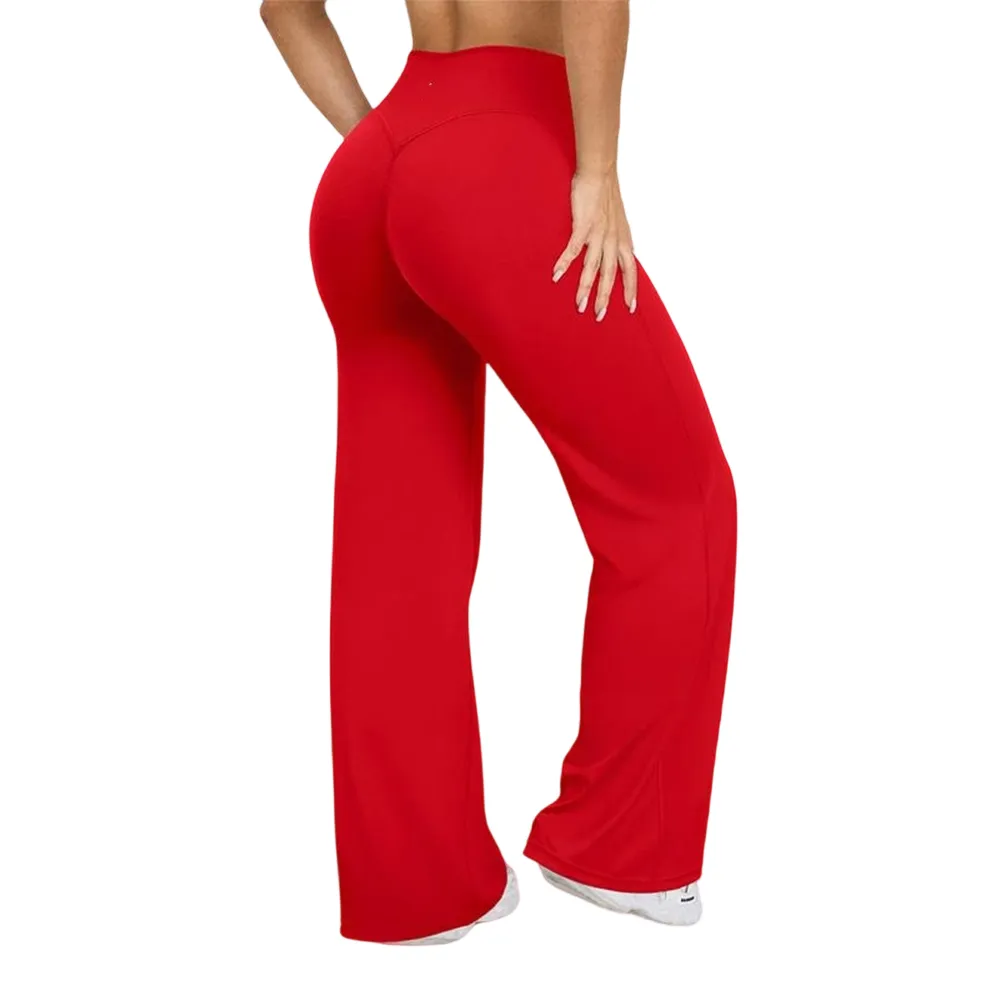 Women's Casual Pants - High-waisted Loose-Fitting Casual Pants
