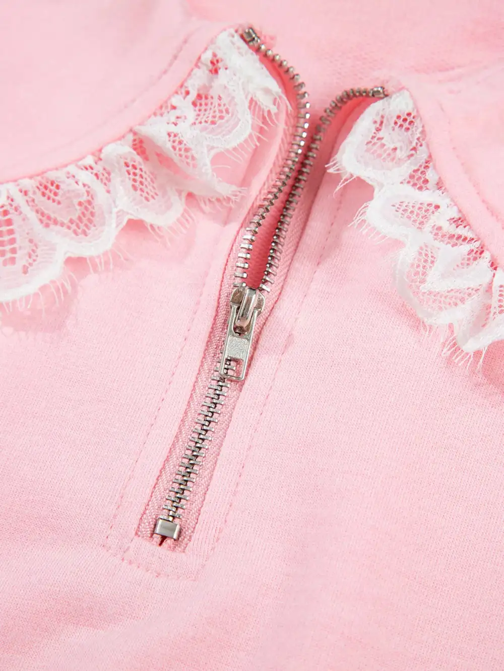 Lace Cotton Blend Coordinated Set
