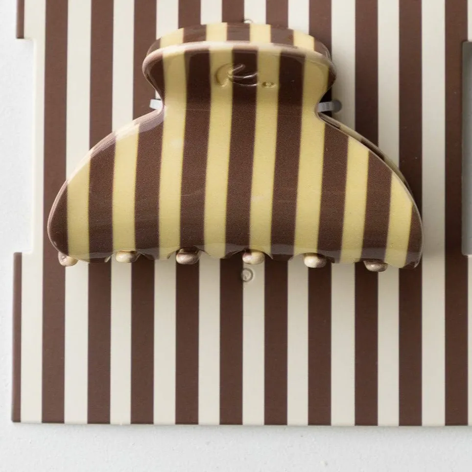 Striped Midi Hair Claw