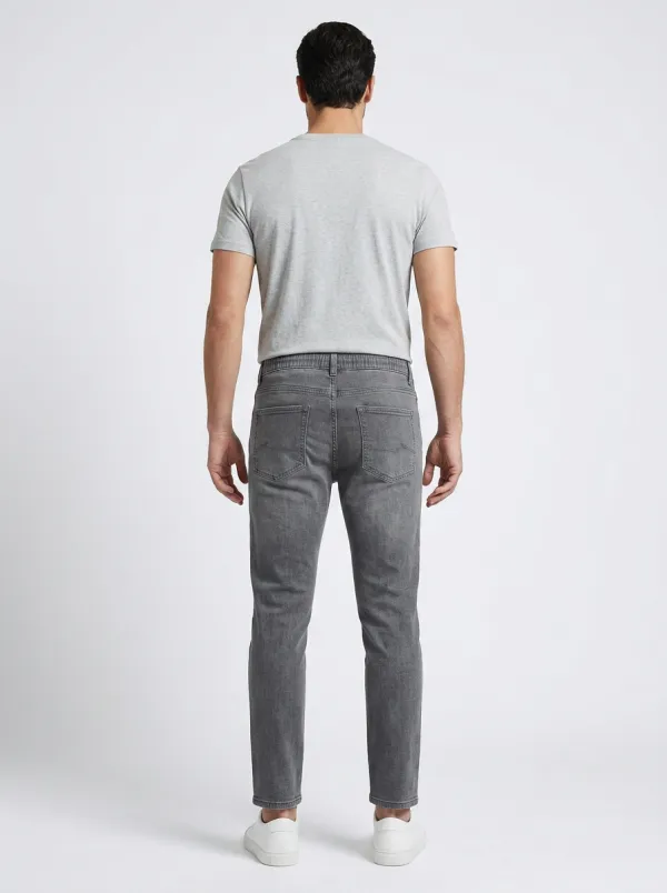 Men's Classic Drawstring Waist Stretch Classic Fit Jeans