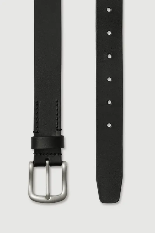 Black Leather Belt