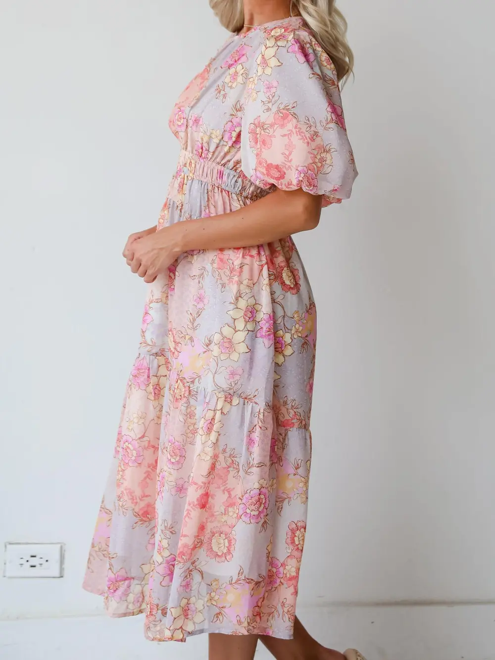 Light Blue Midi Dress