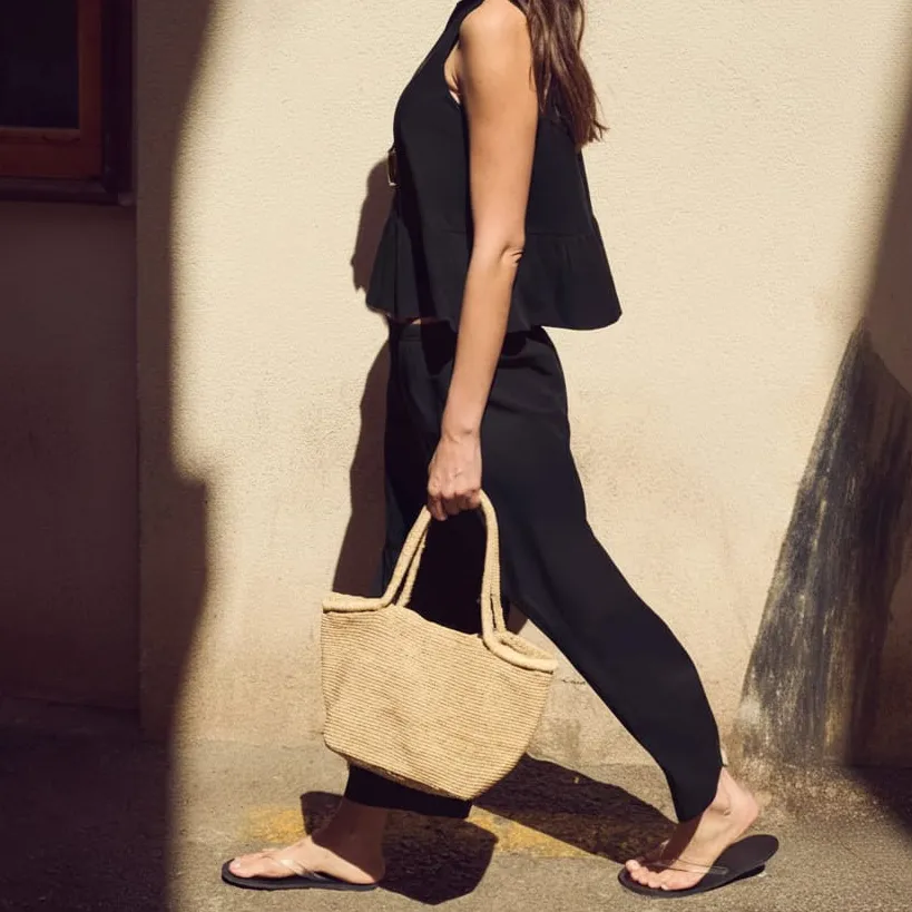 Barrel-Leg Women's Trousers