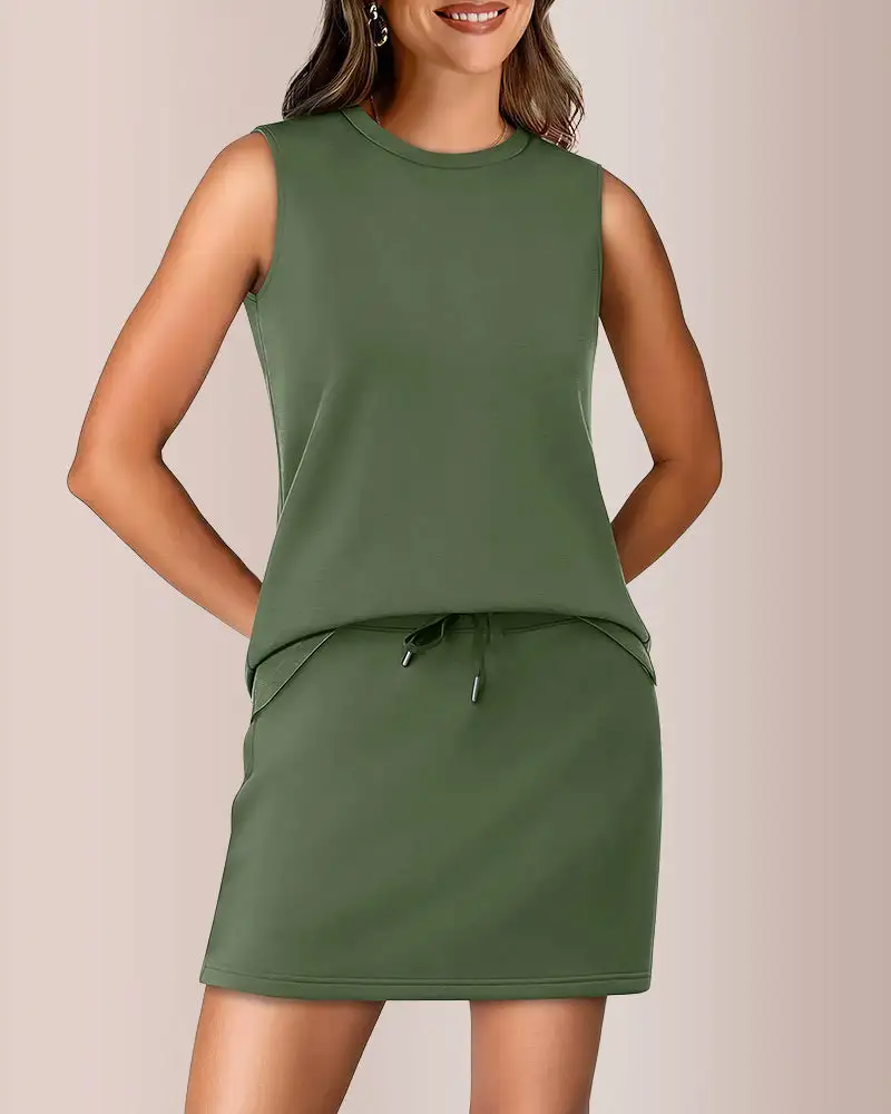Two-Piece Skort Set