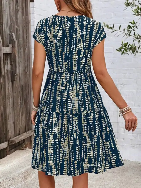 Comfort Fit Ruffle Dress