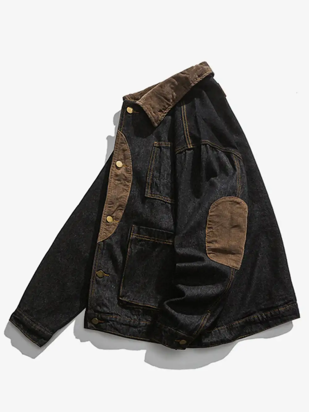 Men's Denim Corduroy Casual Jacket