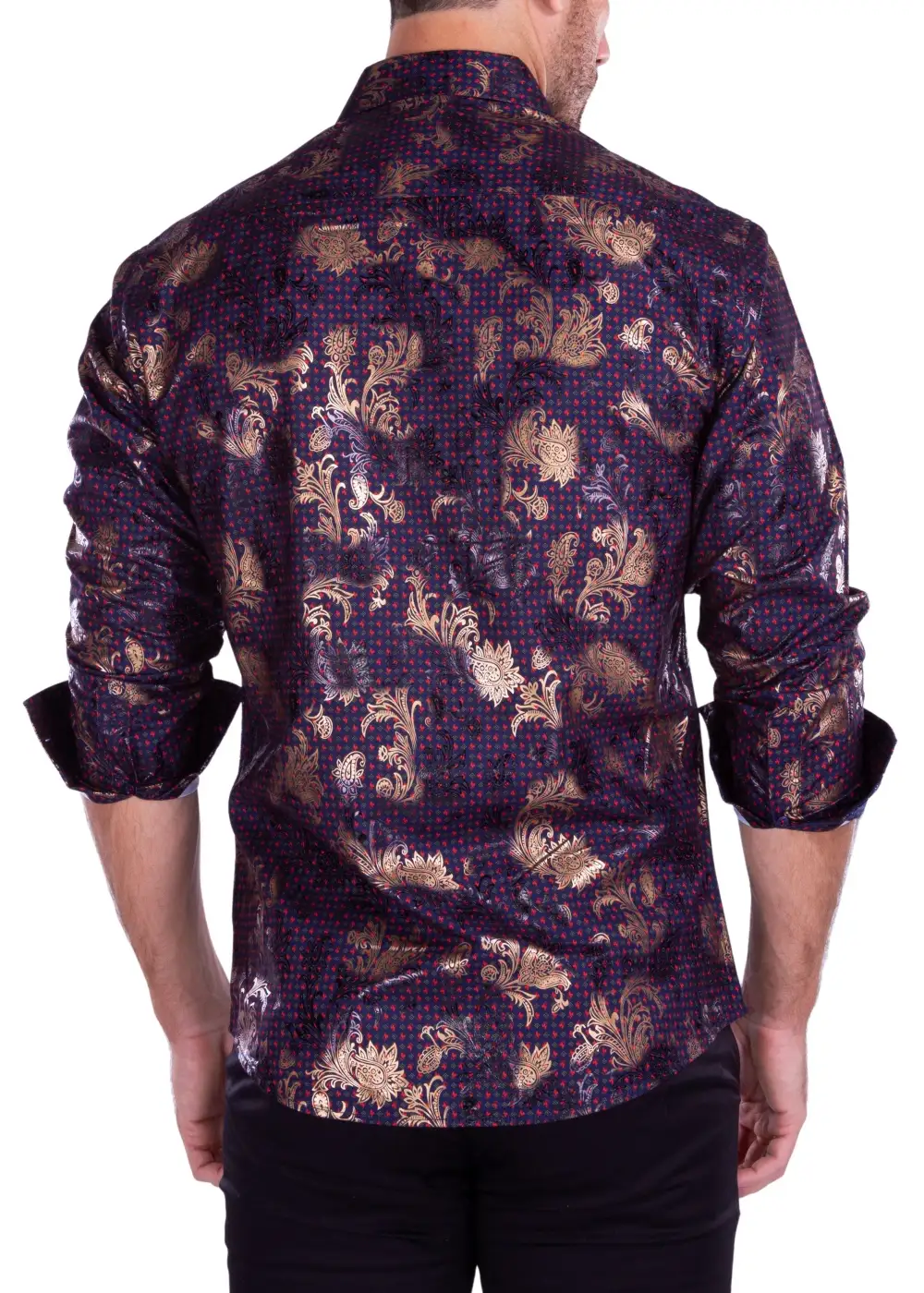 Relaxed Fit Long Sleeve Button Shirt