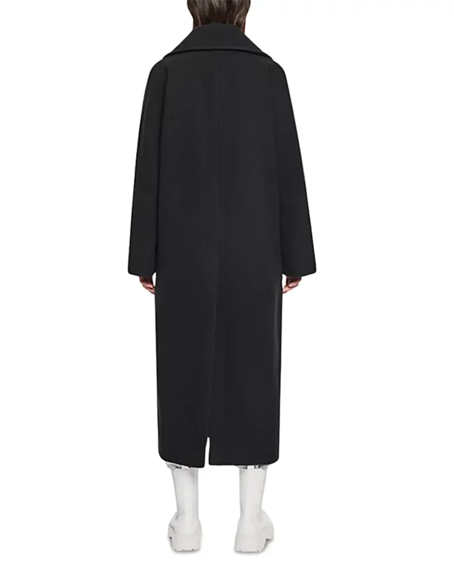 Long Sleeves Side Welt Pockets Coat