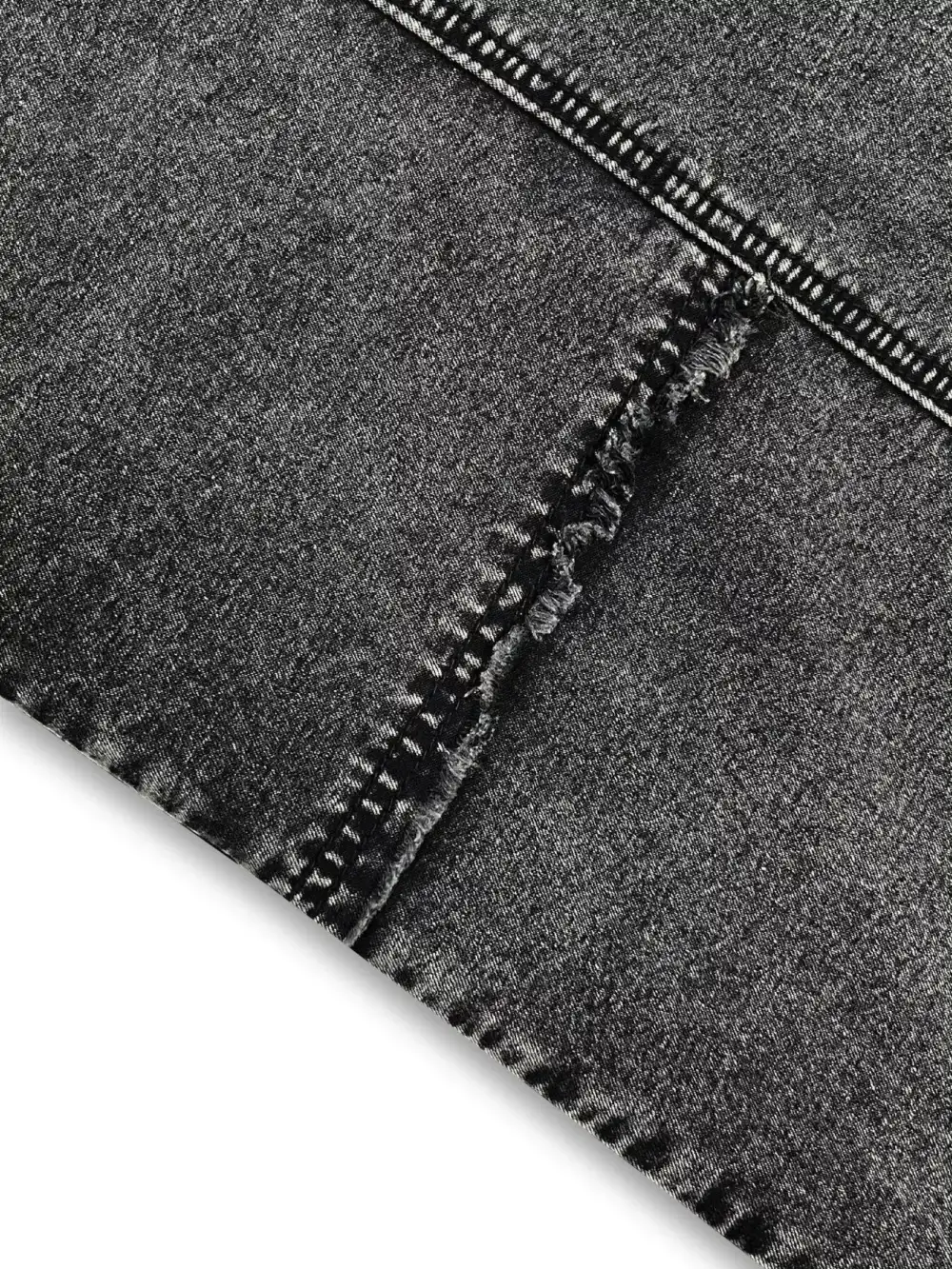 Drawstring Distressed Wide Leg Jeans