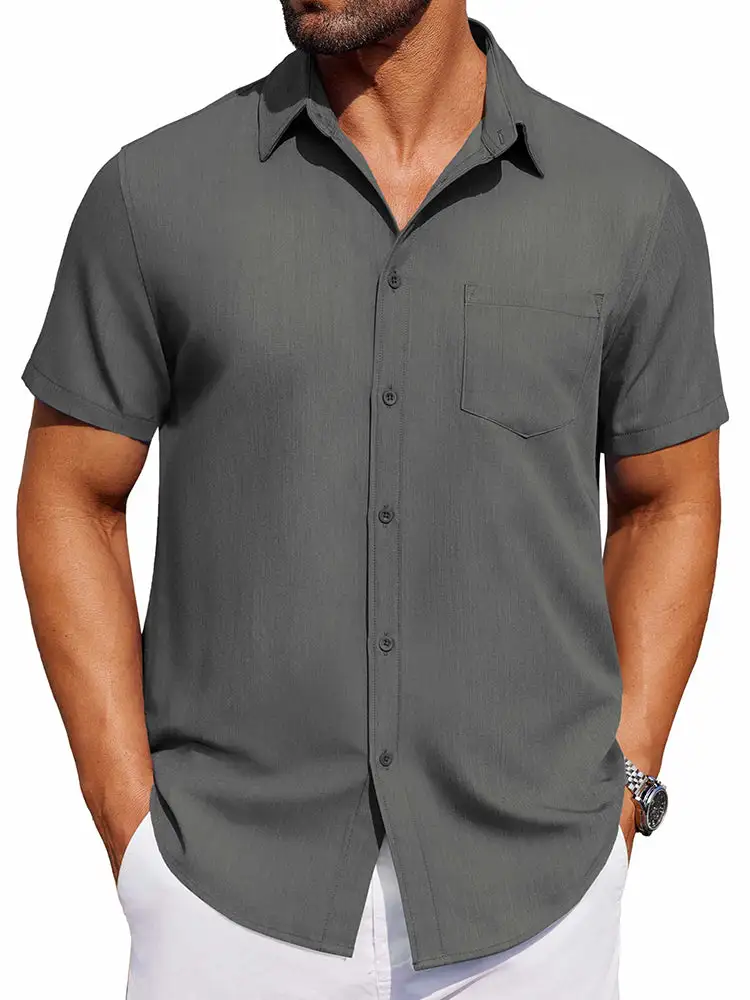 Casual Button Down Denim Shirt