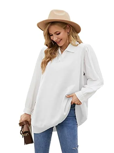 Sweater Vest Womens Knitted Oversized V Neck Sleeveless Sweater Knitwear Tank Tops with Pocket (S-3XL)
