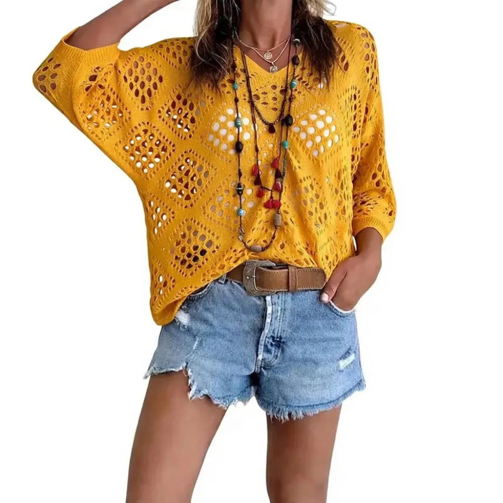 Women's V-neck top