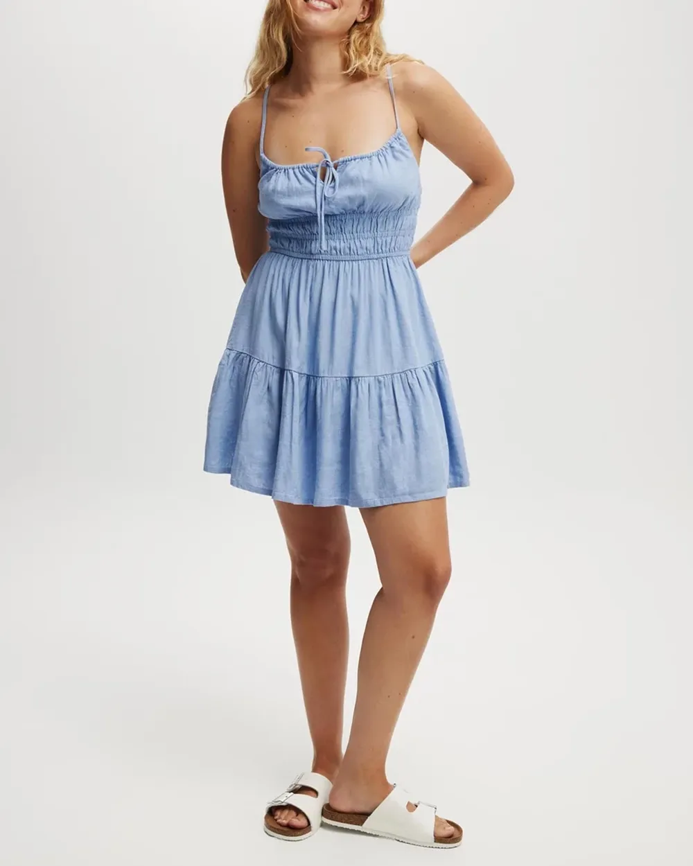 Tiered Mini Dress