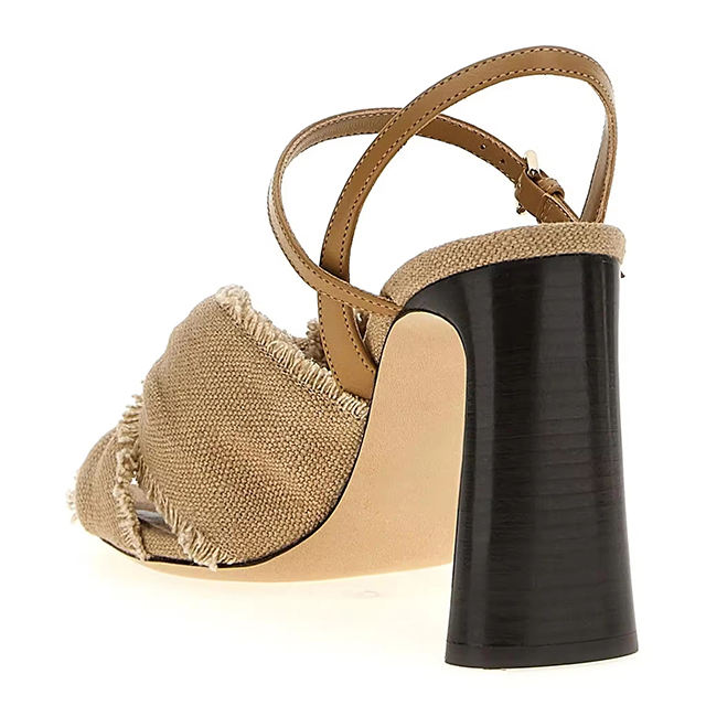 Seraphina Square Toe Chunky Heel Sandals