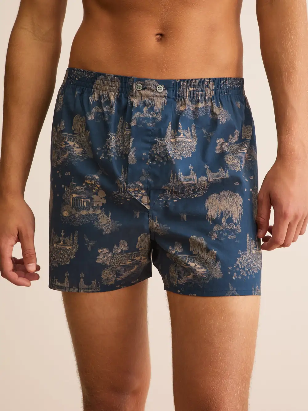 Classic Fit Cotton Batiste Toile Boxers