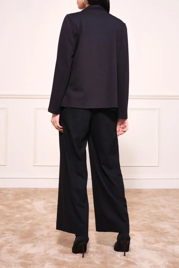Black Long Sleeve Casual Style Jacket