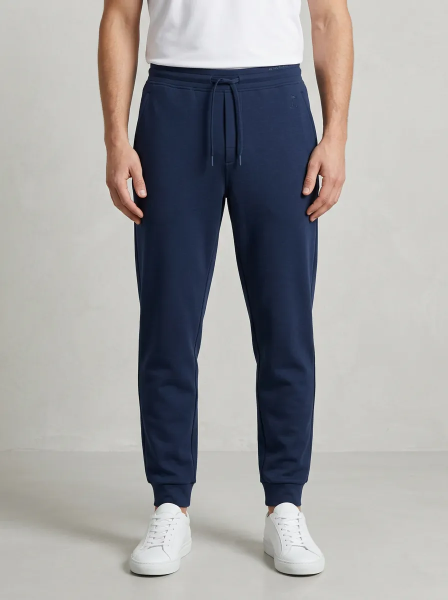 Performance Flag-Motif Embroidered Golf Athletic Pants