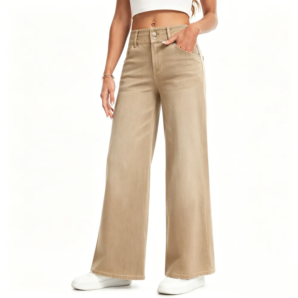 🛒 Women's Loose Fit Baggy Pull-On Jeans