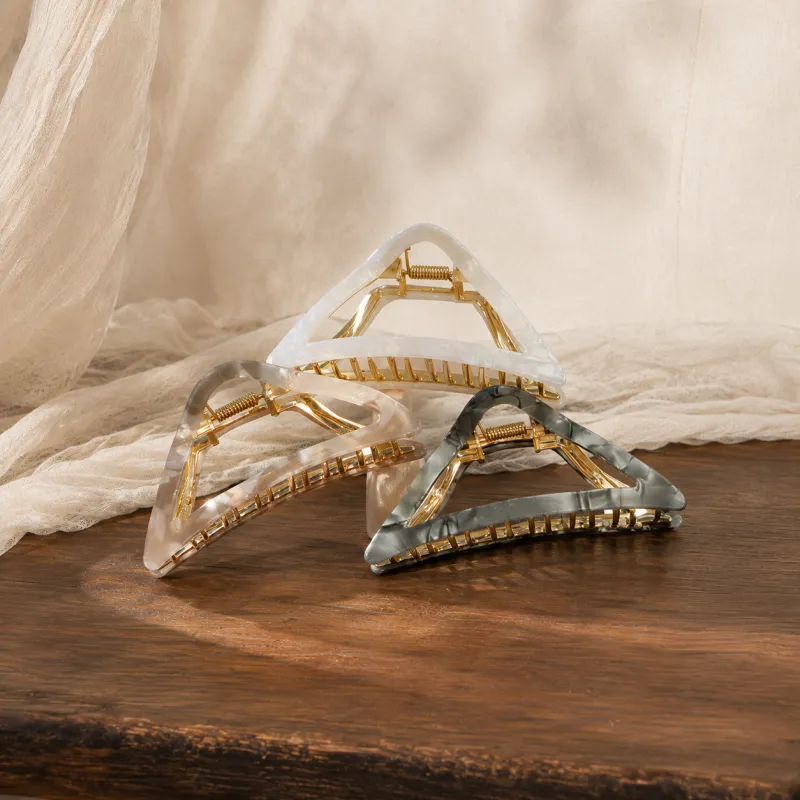 Triangular Hollow Out Hair Hair Claw Clip