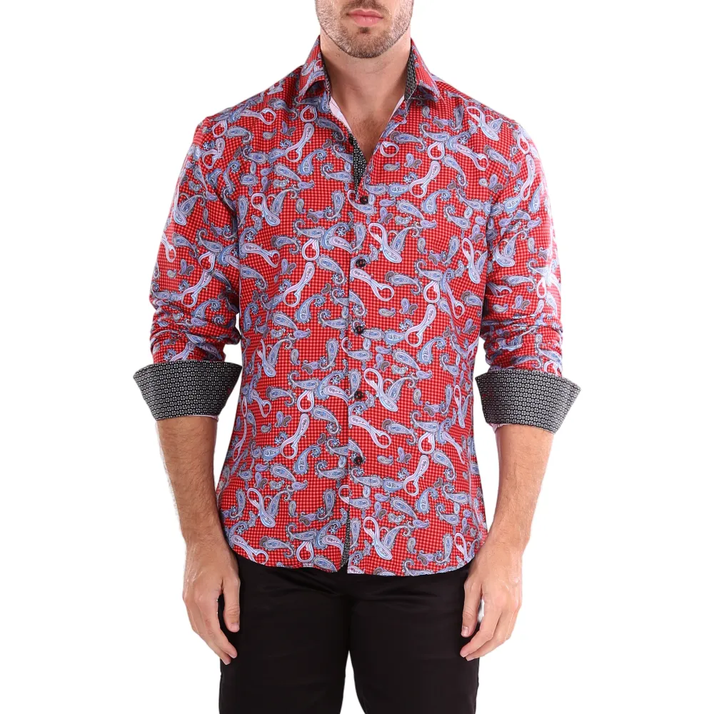 Plaid Long Sleeve Button Shirt