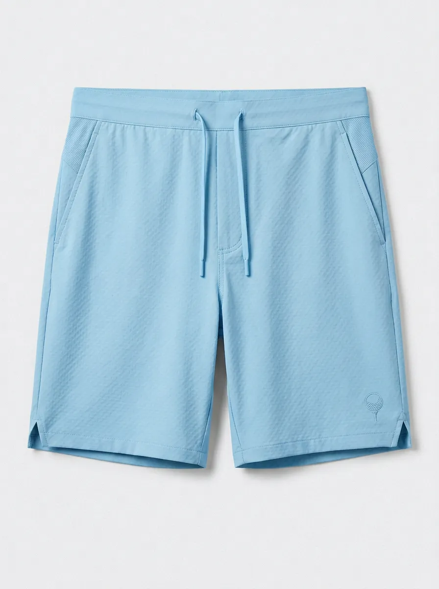 Classic Golf-Ball Ball-On-Tee Golf Athletic Shorts