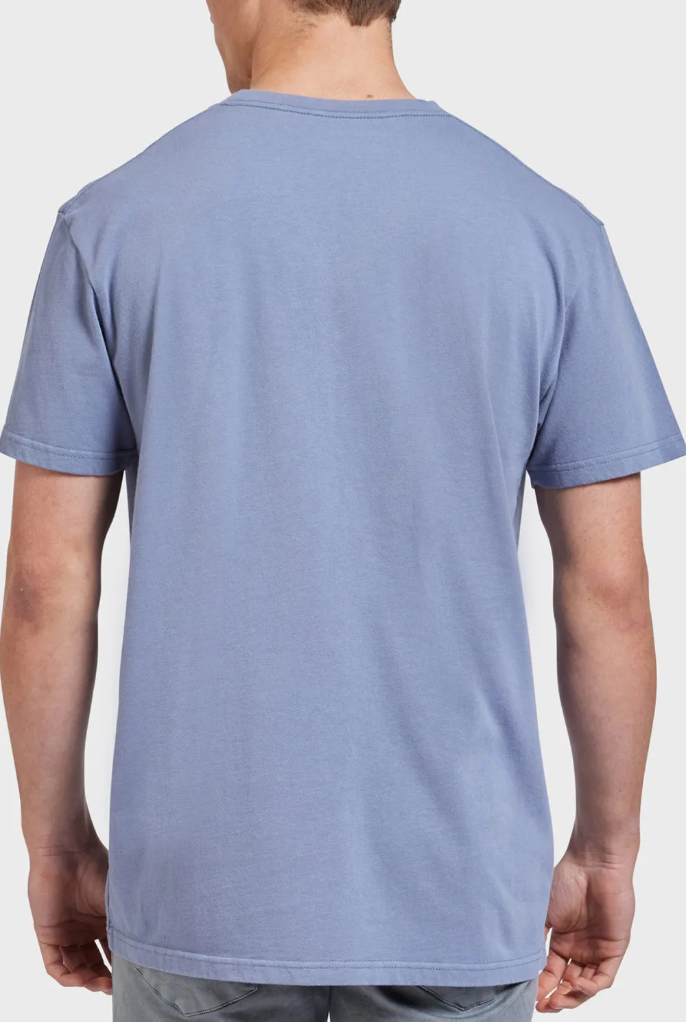 Short Sleeve Crew Neck Slub Tee