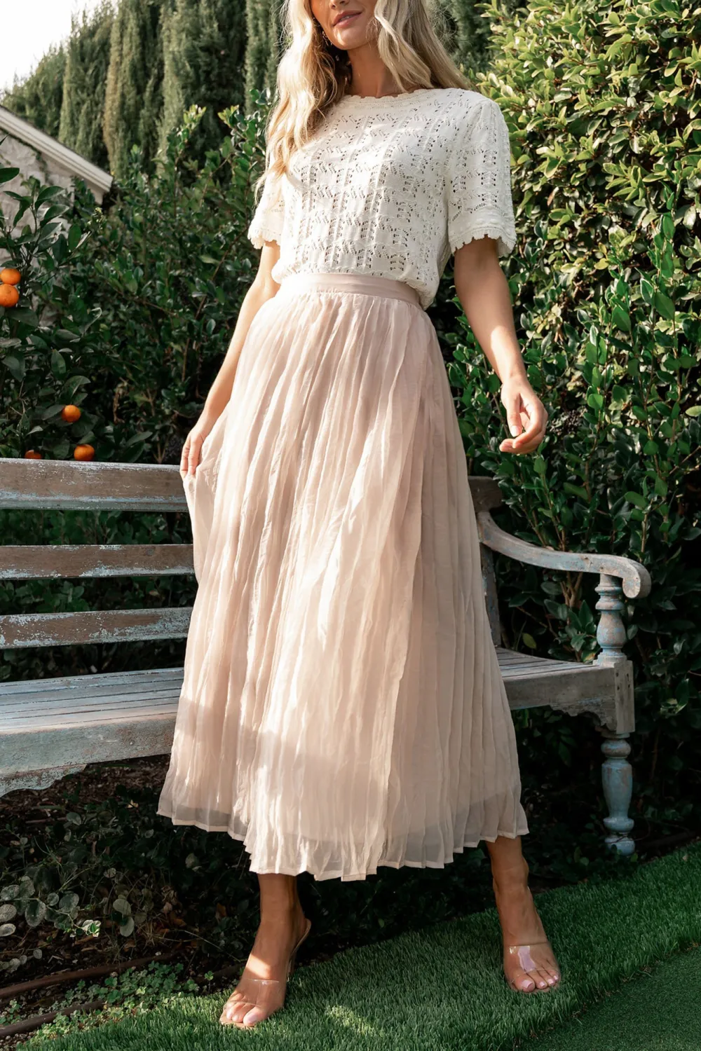 Elegant Lady Soft And Beautiful Organza Skirt
