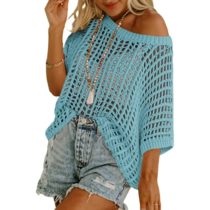 Women's Summer Crew Neck Short Sleeve Top