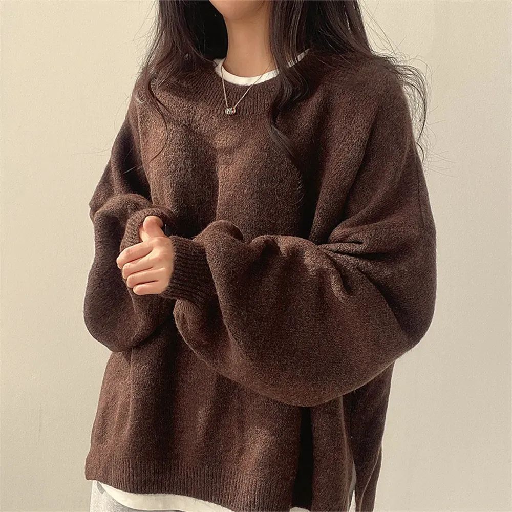 Women's Drop Shoulder Split Hem Sweater – Effortless Chic. Cozy Comfort. 🔥 Limited-Time Offer — 50% OFF Today Only!