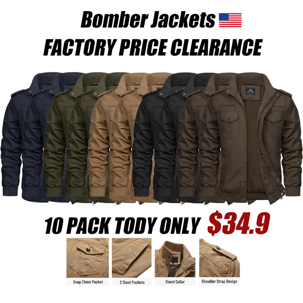 Men's Cotton Jacket Full Zip Lightweight Cargo Work Casual Jacket Outwear Coat Menswear Tops Underwear Human Long Sleeve Beige Plain