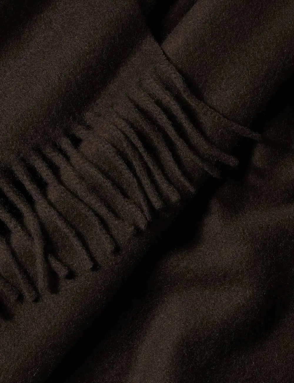 Plain Fringed Scarf
