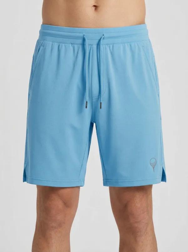 Performance Golf-Ball Ball-On-Tee Golf Athletic Shorts