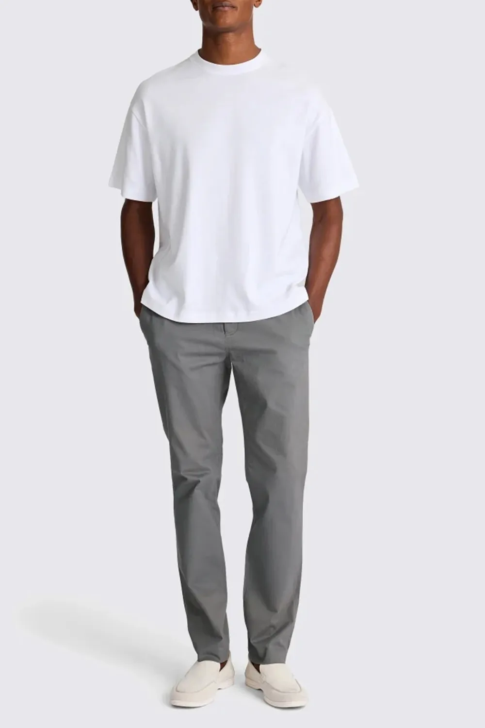 Men's Black Heavyweight Round-Neck T-Shirt