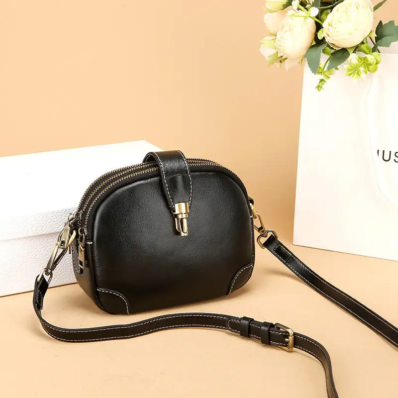 Leather Casual Crossbody Bag