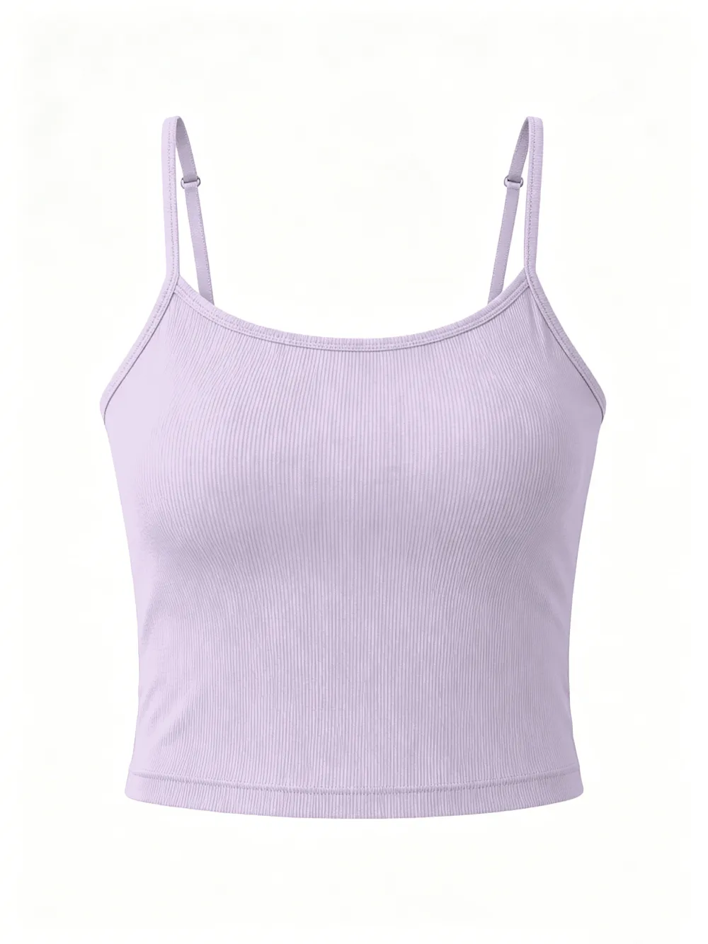 Women's Solid Ribbed Cami Tank Top