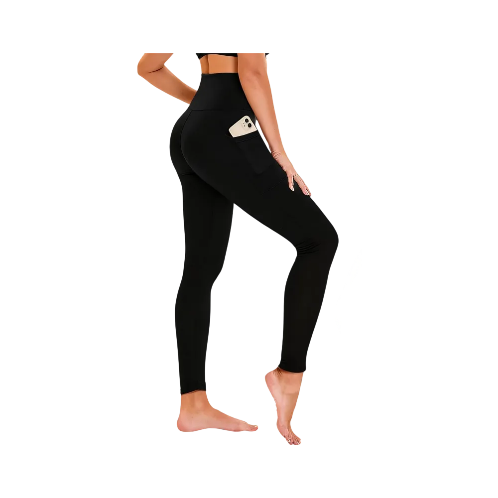 Women's High Waisted Fleece Yoga Pants