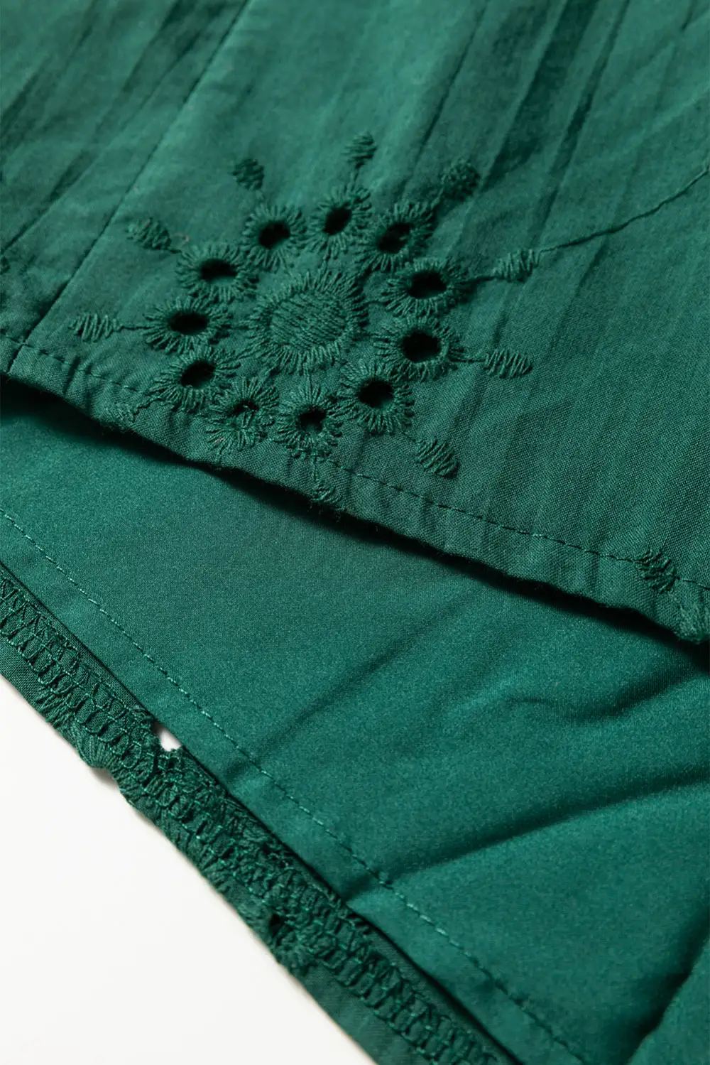 Wearable Cut Embroidered Eyelet Mini Dress