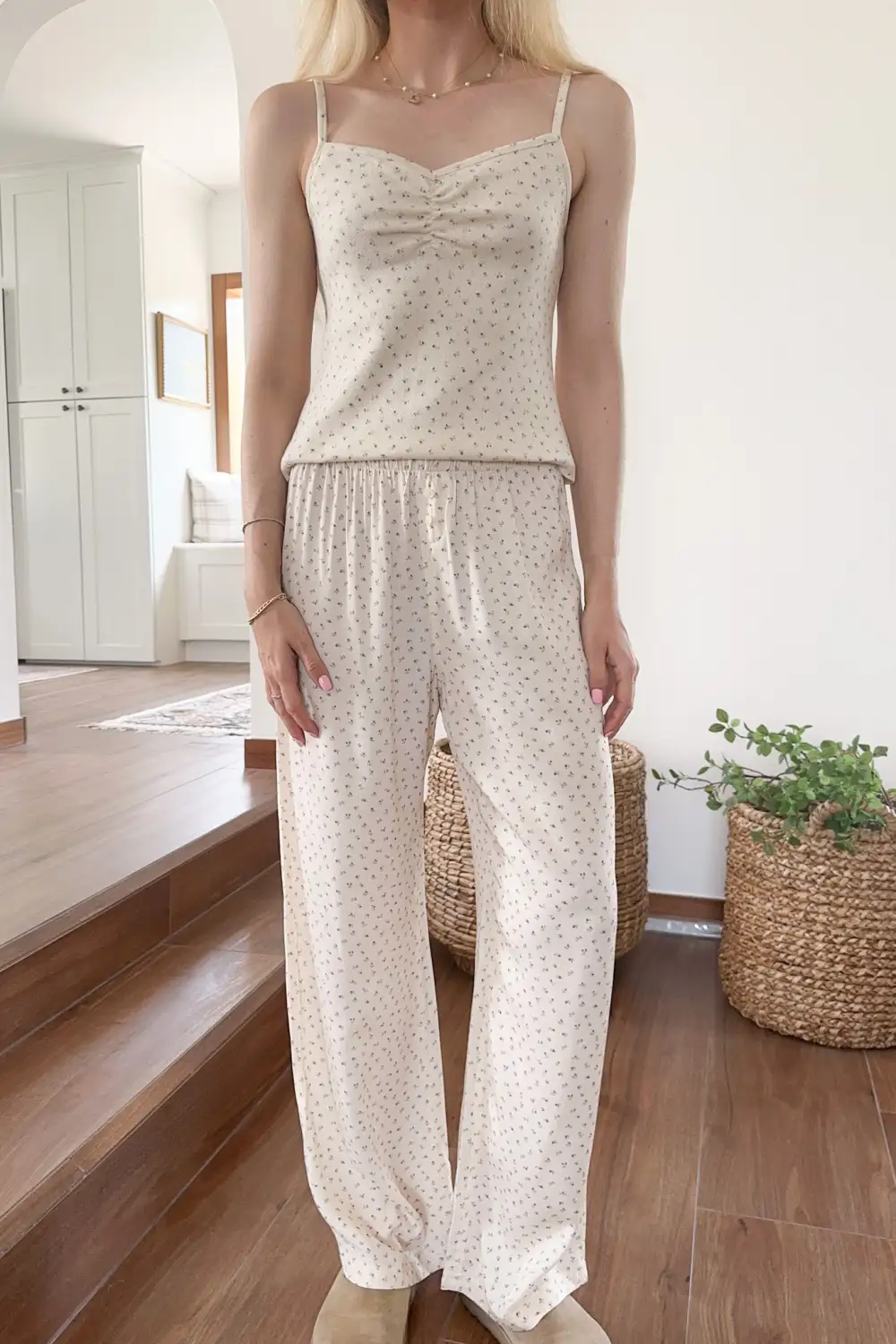 Tailored Floral Lounge Pants